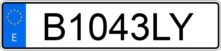 Numer rejestracyjny B1043LY posiada LAND ROVER DISCOVERY