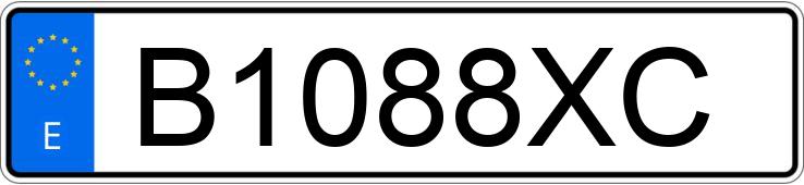 Numer rejestracyjny B1088XC posiada VOLKSWAGEN GOLF Numer rejestracyjny B1088XC posiada VOLKSWAGEN GOLF