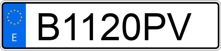 Numer rejestracyjny B1120PV posiada FIAT FIORINO Numer rejestracyjny B1120PV posiada FIAT FIORINO