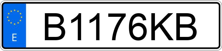 Numer rejestracyjny B1176KB posiada NISSAN PATROL