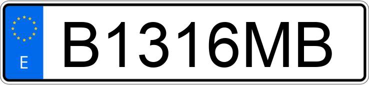 Numer rejestracyjny B1316MB posiada FORD FIESTA Numer rejestracyjny B1316MB posiada FORD FIESTA