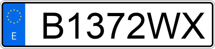 Numer rejestracyjny B1372WX posiada BMW SERIE 3 Numer rejestracyjny B1372WX posiada BMW SERIE 3