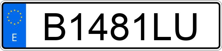 Numer rejestracyjny B1481LU posiada KAWASAKI ZZR 600 Numer rejestracyjny B1481LU posiada KAWASAKI ZZR 600