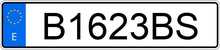 Numer rejestracyjny B1623BS posiada CHRYSLER 180