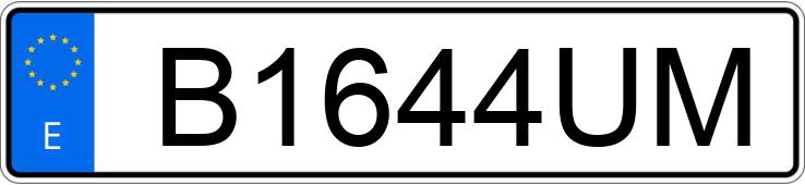 Numer rejestracyjny B1644UM posiada DAEWOO LANOS