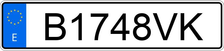 Numer rejestracyjny B1748VK posiada DAELIM DAYSTAR