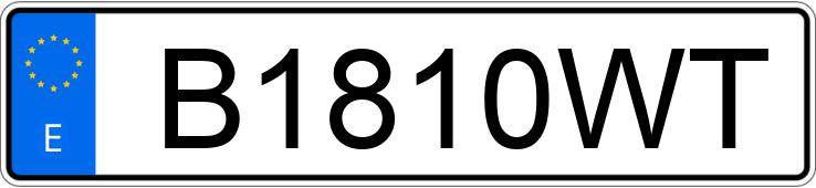Numer rejestracyjny B1810WT posiada NISSAN SERENA Numer rejestracyjny B1810WT posiada NISSAN SERENA