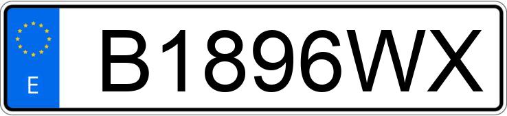 Numer rejestracyjny B1896WX posiada VOLKSWAGEN POLO Numer rejestracyjny B1896WX posiada VOLKSWAGEN POLO