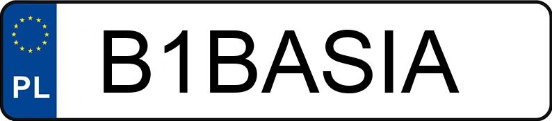 Numer rejestracyjny B1BASIA posiada  XC40