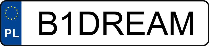 Numer rejestracyjny B1DREAM posiada PORSCHE Panamera MR`20 E6d GTS Aut.