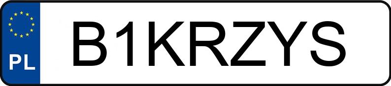 Numer rejestracyjny B1KRZYS posiada ZASTAVA 1100 1100 Numer rejestracyjny B1KRZYS posiada ZASTAVA 1100 1100
