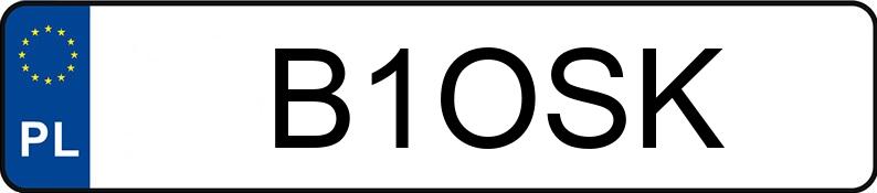 El número de registro B1OSK tiene MAN TGX El número de registro B1OSK tiene MAN TGX