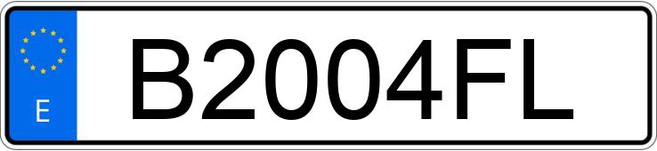 Numer rejestracyjny B2004FL posiada CITROEN 2 CV Numer rejestracyjny B2004FL posiada CITROEN 2 CV