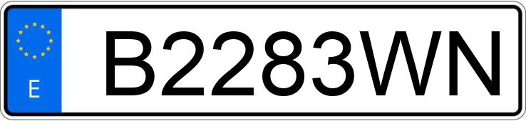 Numer rejestracyjny B2283WN posiada VOLVO 440 Numer rejestracyjny B2283WN posiada VOLVO 440
