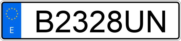 Numer rejestracyjny B2328UN posiada RENAULT CLIO Numer rejestracyjny B2328UN posiada RENAULT CLIO