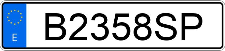 Numer rejestracyjny B2358SP posiada PEUGEOT 106 Numer rejestracyjny B2358SP posiada PEUGEOT 106