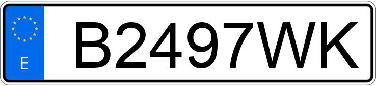 Numer rejestracyjny B2497WK posiada FIAT SCUDO Numer rejestracyjny B2497WK posiada FIAT SCUDO