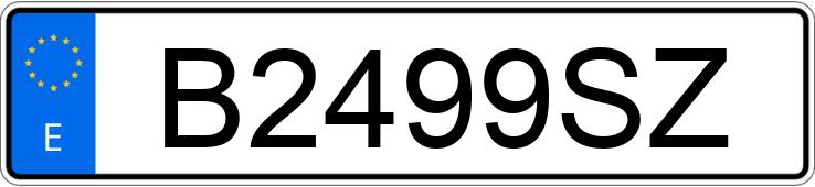 Numer rejestracyjny B2499SZ posiada BMW SERIE 8 Numer rejestracyjny B2499SZ posiada BMW SERIE 8