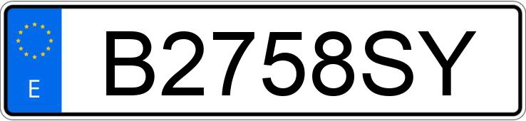 Numer rejestracyjny B2758SY posiada AUDI A4 Numer rejestracyjny B2758SY posiada AUDI A4