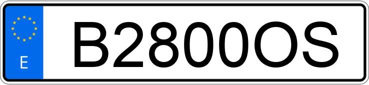 Numer rejestracyjny B2800OS posiada BMW SERIE 3 Numer rejestracyjny B2800OS posiada BMW SERIE 3