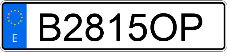 Numer rejestracyjny B2815OP posiada ISUZU TROOPER Numer rejestracyjny B2815OP posiada ISUZU TROOPER