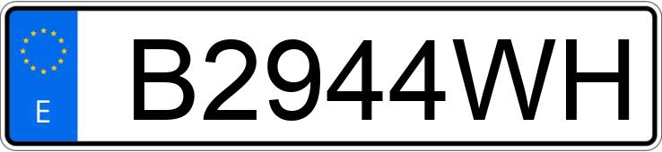 Numer rejestracyjny B2944WH posiada SUZUKI WAGON R+