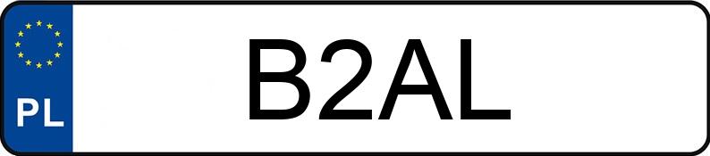 Numer rejestracyjny B2AL posiada DODGE CHARGER Numer rejestracyjny B2AL posiada DODGE CHARGER