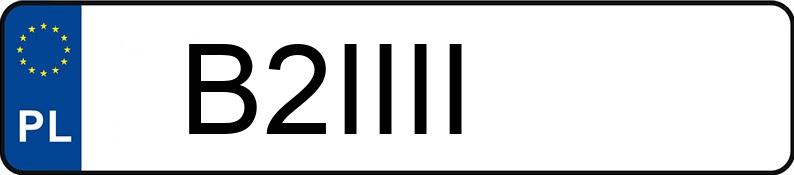 Numer rejestracyjny B2IIII posiada LAND ROVER RANGE ROVER SPORT