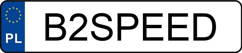 Numer rejestracyjny B2SPEED posiada BMW M 3 3.0 MR`16 E6 F80 M 3 3.0 MR`16 E6 F80