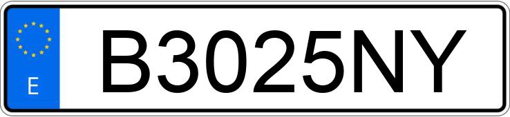 Numer rejestracyjny B3025NY posiada OPEL ASTRA Numer rejestracyjny B3025NY posiada OPEL ASTRA