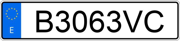 Numer rejestracyjny B3063VC posiada SEAT TOLEDO