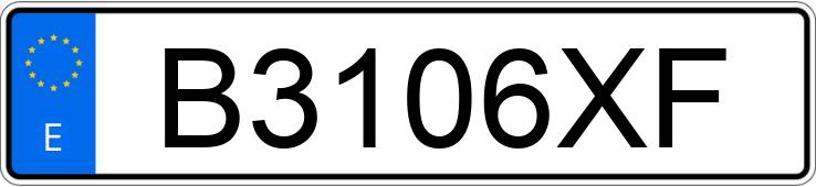 Registreringsnummeret B3106XF har OPEL ASTRA