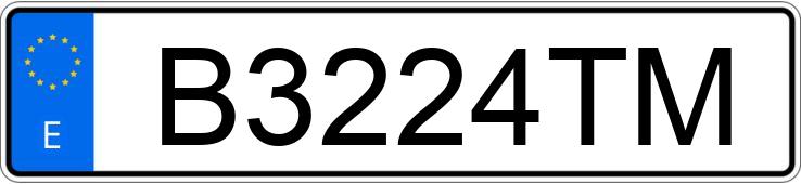 Numer rejestracyjny B3224TM posiada OPEL FRONTERA Numer rejestracyjny B3224TM posiada OPEL FRONTERA