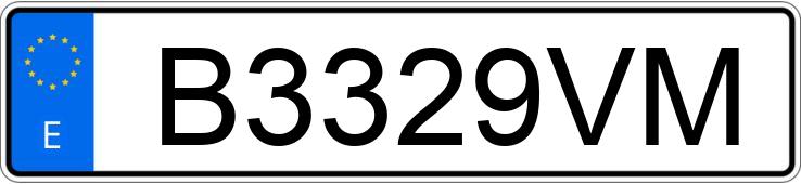 Numer rejestracyjny B3329VM posiada HONDA CB 500 Numer rejestracyjny B3329VM posiada HONDA CB 500