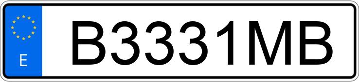 Numer rejestracyjny B3331MB posiada YAMAHA XT 600