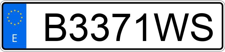 Numer rejestracyjny B3371WS posiada SUZUKI GSXR 750 Numer rejestracyjny B3371WS posiada SUZUKI GSXR 750