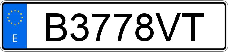 Numer rejestracyjny B3778VT posiada CITROEN SAXO