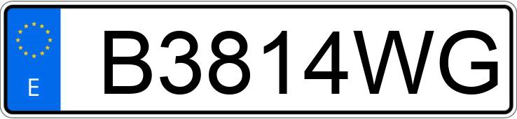 Numer rejestracyjny B3814WG posiada HONDA CIVIC Numer rejestracyjny B3814WG posiada HONDA CIVIC