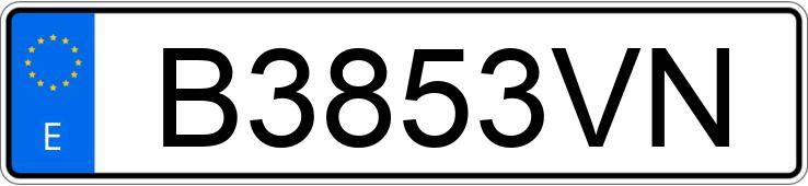 Numer rejestracyjny B3853VN posiada SEAT TOLEDO Numer rejestracyjny B3853VN posiada SEAT TOLEDO