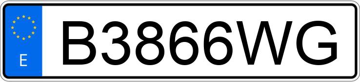 Numer rejestracyjny B3866WG posiada CITROEN SAXO Numer rejestracyjny B3866WG posiada CITROEN SAXO