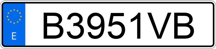 Numer rejestracyjny B3951VB posiada BMW SERIE 3 Numer rejestracyjny B3951VB posiada BMW SERIE 3