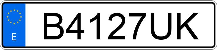 Numer rejestracyjny B4127UK posiada OPEL SINTRA Numer rejestracyjny B4127UK posiada OPEL SINTRA