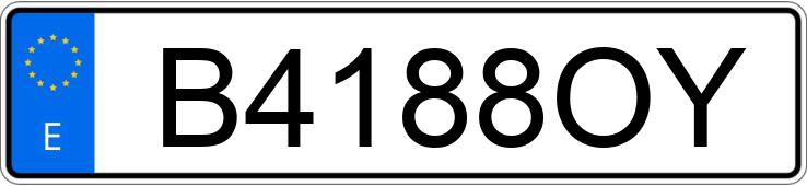 Numer rejestracyjny B4188OY posiada FORD MONDEO