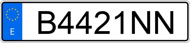 Numer rejestracyjny B4421NN posiada SUZUKI VITARA