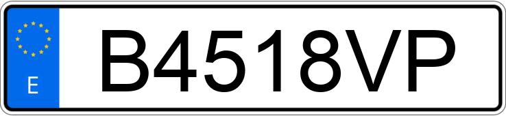 Numer rejestracyjny B4518VP posiada MERCEDES T-1 310