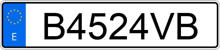 Numer rejestracyjny B4524VB posiada AUDI A4 Numer rejestracyjny B4524VB posiada AUDI A4