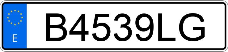 Numer rejestracyjny B4539LG posiada OPEL CORSA