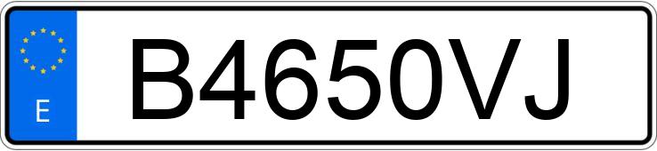 Numer rejestracyjny B4650VJ posiada RENAULT KANGOO