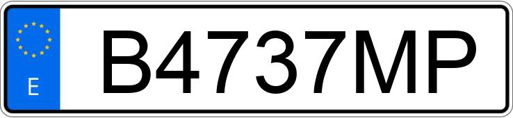 Numer rejestracyjny B4737MP posiada VOLKSWAGEN JETTA