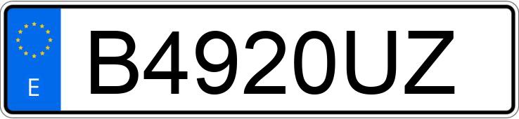 Numer rejestracyjny B4920UZ posiada GALLOPER EXCEED Numer rejestracyjny B4920UZ posiada GALLOPER EXCEED
